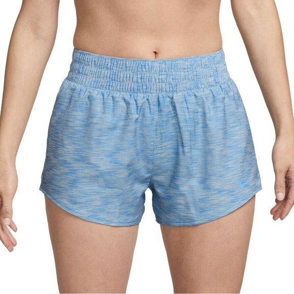 Nike Women's‎ One Dri-FIT Mid-Rise 3" Brief-Lined Shorts Med - Picture 1 of 9